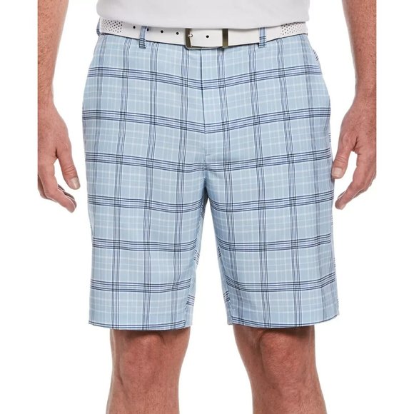 Pga Tour Men's Plaid Shorts Blue Size 32 MSRP $65 - Picture 1 of 1